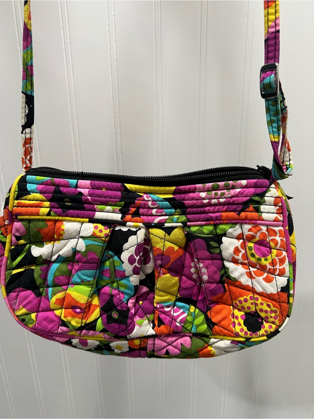 Vera Bradley Quilted Floral Crossbody Bag - Multicolor